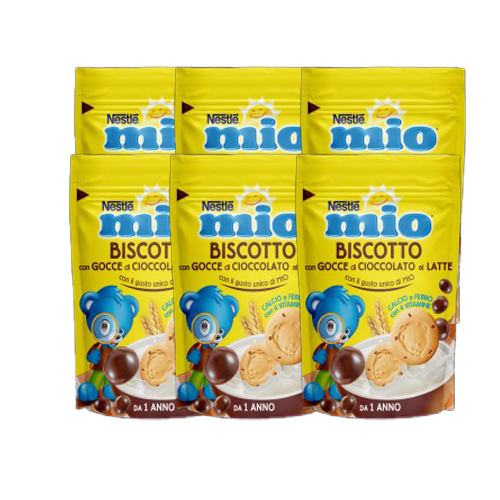 Nestlè Mio Biscotto con Gocce di Cioccolato 6x150g